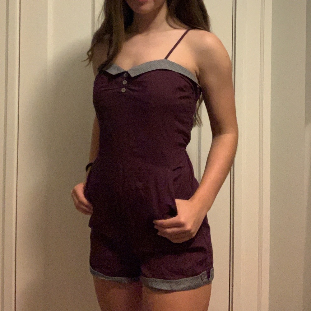 Maroon romper
